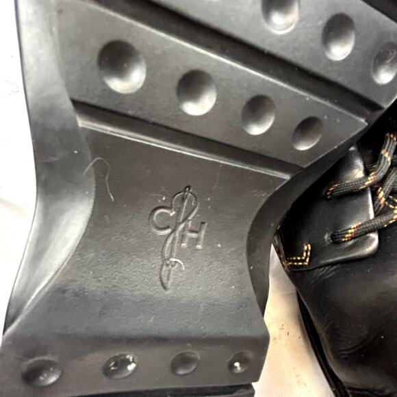 Cole Haan Men Shoes size 10.5 Black Lace up Leather 161C04073C12 - Picture 14 of 15